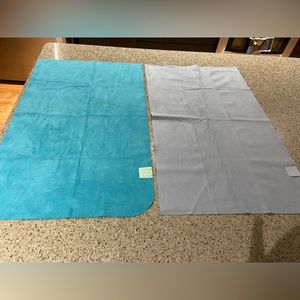 2 Lululemon The (small) Towel grey & teal